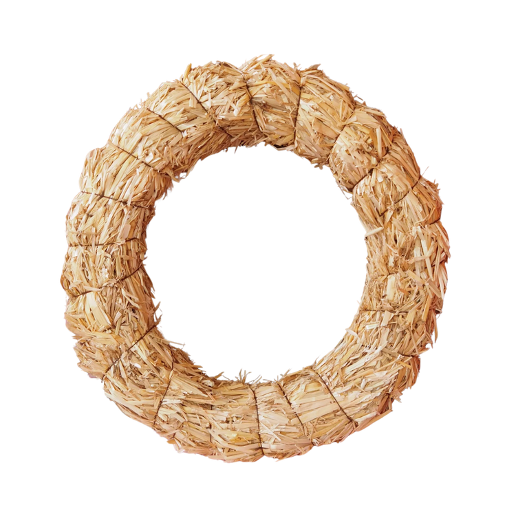 Handmade Straw Wreath Base