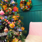 Multicolour Pom Pom Christmas Tree Garland