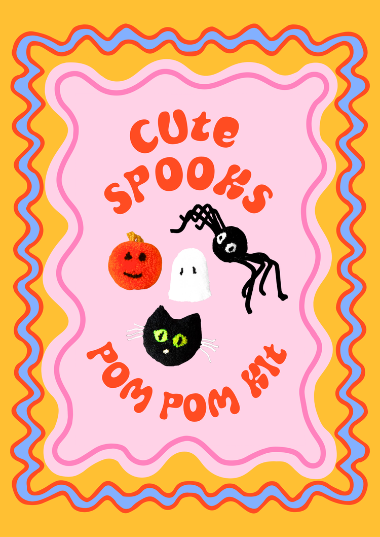 Cute Spooks Bumper Halloween Pom Pom Kit (Pre-Order - 25% off)
