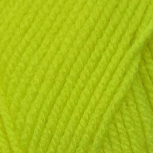 Neon Yellow Acrylic Yarn DK 100g- Pato Cygnet Yarns