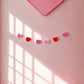 Heart Pom Pom Garland Kit - Makes at least 12 hearts