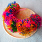 Tinsel Jewel Rainbow Pom Pom Headband