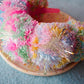 Tinsel Pastel Iridescent Pom Pom Headband