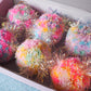 Pastel Tinsel Bauble Decorations