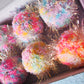 Pastel Tinsel Bauble Decorations