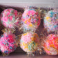 Pastel Tinsel Bauble Decorations