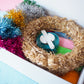 Giant Tinsel Pom Pom Wreath Kit - Colour choices