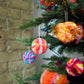 Handmade Tinsel Pom Pom Bauble Decoration - Christmas - 7 Designs