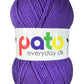 Purple acrylic yarn DK 100g Cygnet
