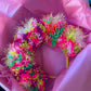 Tinsel Iridescent Pom Pom Headband