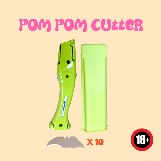 Fluorescent Yellow Pom Pom Cutter