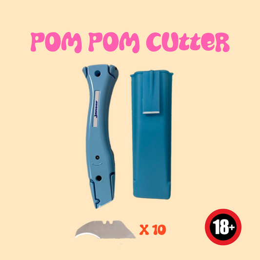 Sky Blue Pom Pom Cutter