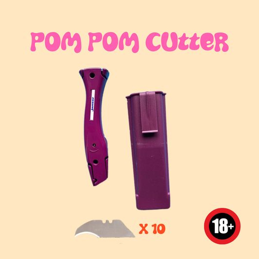 Berry Purple Pom Pom Cutter - 30% OFF - WHILE STOCKS LAST