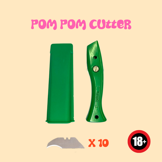 Neon Green Pom Pom Cutter