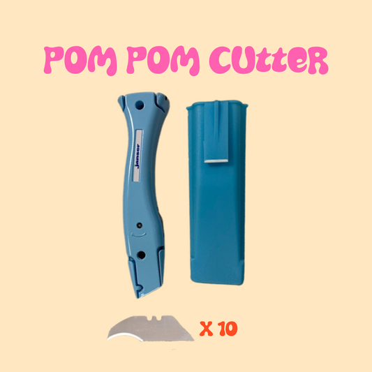Sky Blue Pom Pom Cutter