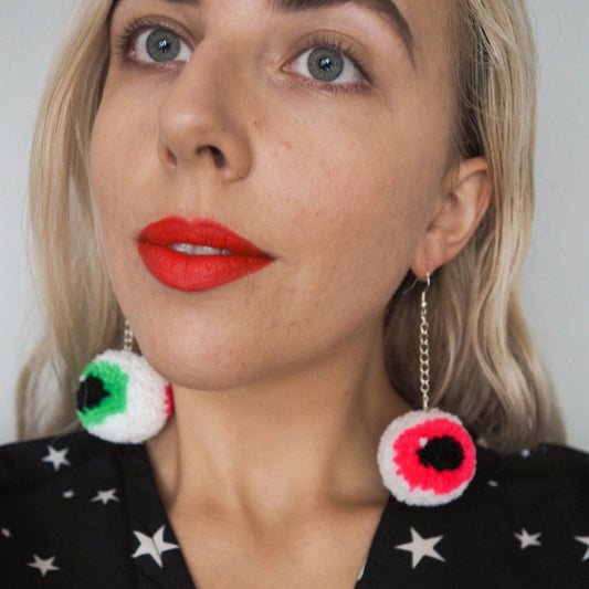 Fun Halloween Eyeball Earrings