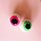Pendientes divertidos de Halloween con forma de globo ocular