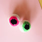 Pendientes divertidos de Halloween con forma de globo ocular