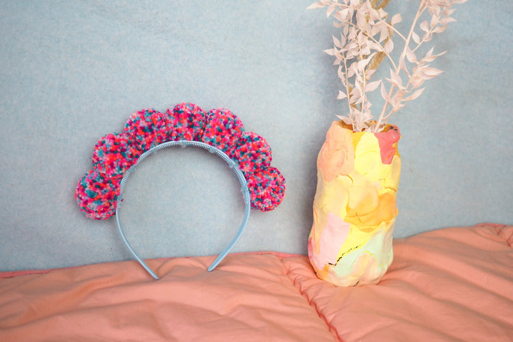 Pom Pom Confetti Headband