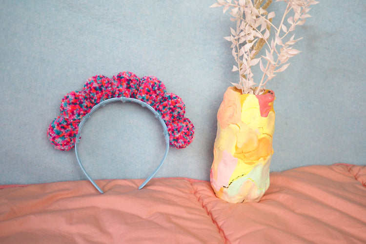 Pom Pom Confetti Headband